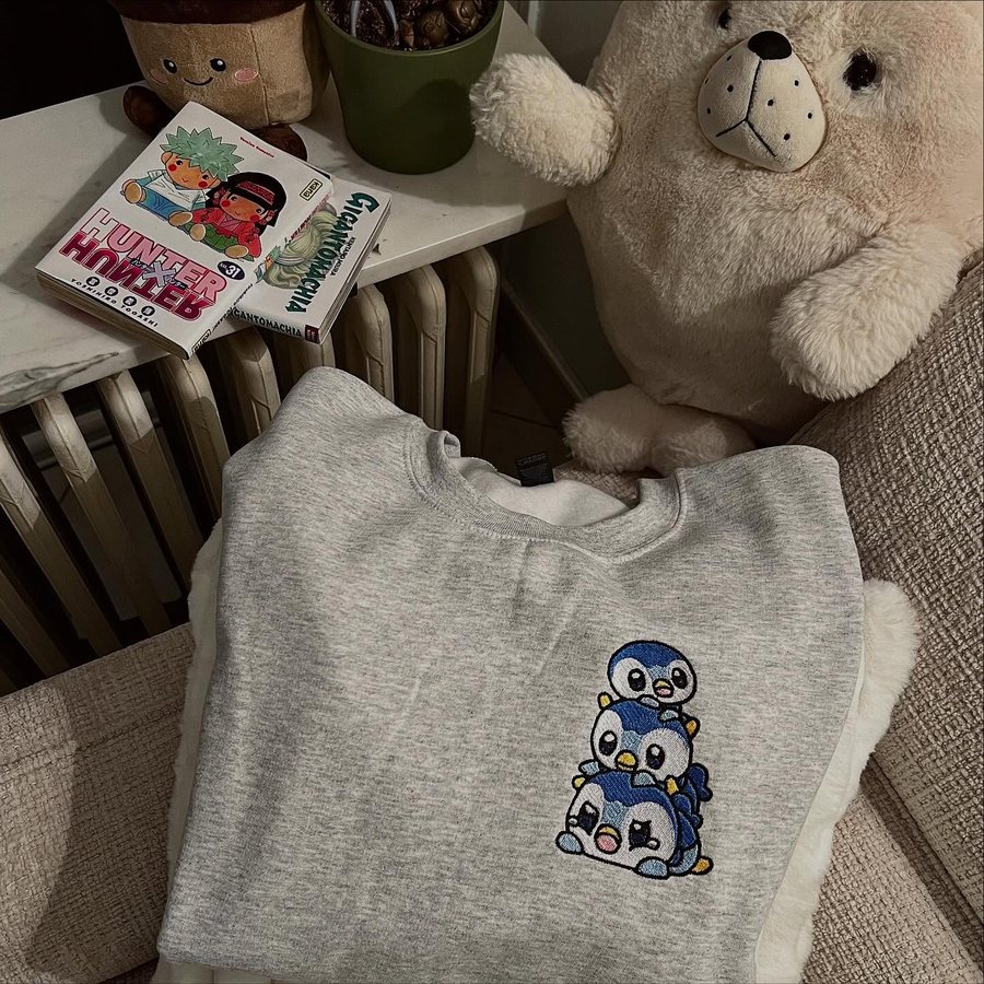 Sweat brod&eacute; motif Piplup